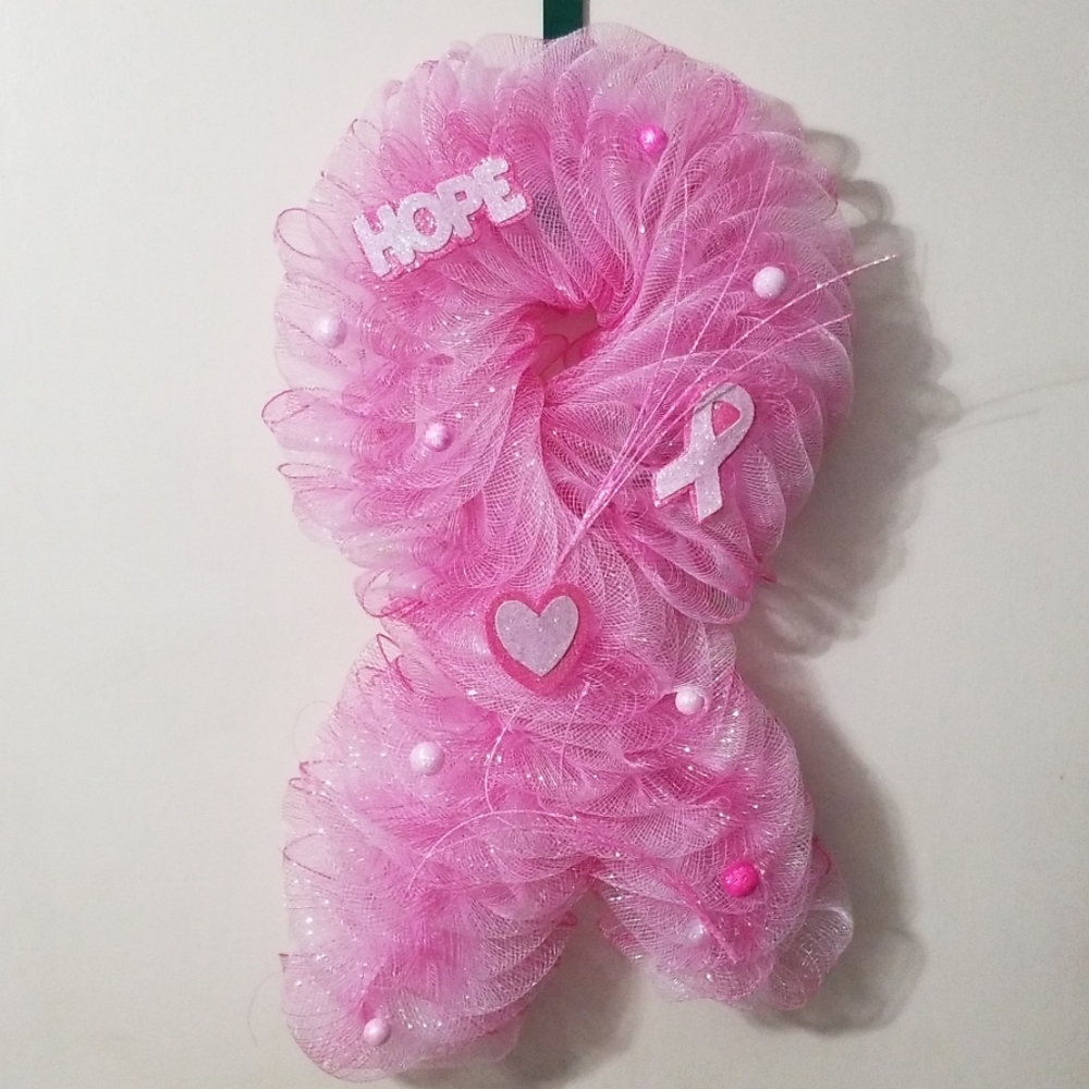 Cancer Awareness Wreath